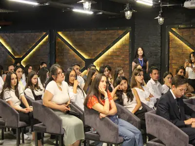 Nurlan Amrahov speaks at the �...