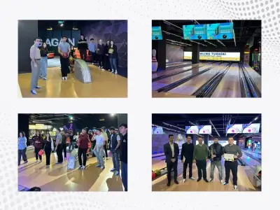 A bowling tournament organized...