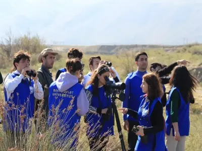 BSU students observed the migr...