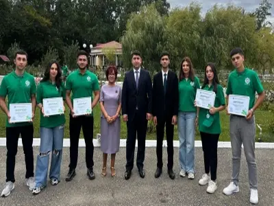 Members of Baku State Universi...