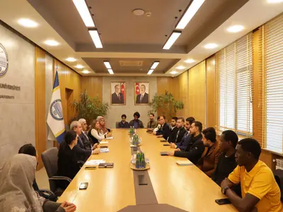 Meeting of Rector Elchin Babay...