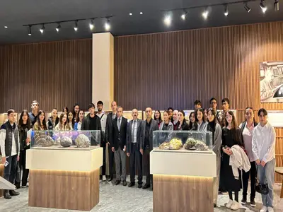 Our students at the Mineral Re...