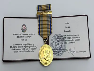 Knyaz Aslan awarded national j...